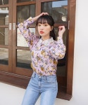 소녀나라 - 펄플라워블라우스 펄플라워블라우스