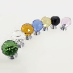 Glass Crystal Cabinet Drawer Knob Pull Door Handle Hardware 3cm - US$3.19 US$3.19 6% Glass Crystal Cabinet Drawer Knob Pull... 