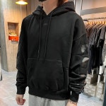 머스트잇(MUSTIT) - [압구정 더팩토리](당일) 21FW 오프화이트 러버 애로우 스케이트 후드티 (OMBB037F21FLE0071010)