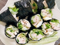 갑자기 식욕이 땡기면 김밥을 말아 먹어 - 다이어트 카테고리