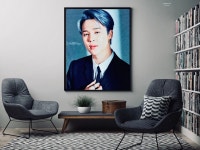 움짤계님이 지민이 사진 액자에 크게 걸어주셨네ㅋㅋㅋㅋ - 지민(BTS) 카테고리