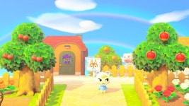 쌍무지개 떴어!!🌈🌈 - 동물의숲 카테고리 쌍무지개 떴어!!🌈🌈 - 동물의숲 카테고리