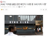 [속보] 이태원 클럽 관련 확진자 119명 중 19세 이하 11명 - 코로나19 카테고리 [속보] "이태원 클럽 관련 확진자 119명 중 19세... 