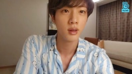 더쿠 - 석진이 라이브 종료전 마지막 모습