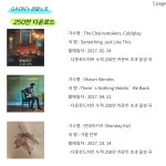 더쿠 - 가온차트 2억 이상 스트리밍, 500만 이상 ,250만 이상 다운로드 곡 추가
