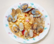 봉골라면을 예시그림처럼 조리해봤어 - 요리 카테고리