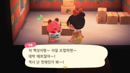애플이 들여오면 주려고 사둔 커다란 리본... - 동물의숲 카테고리