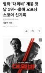 대외비 첫날 스코어 엄청 잘나왔구나 - 영화 카테고리