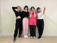 더쿠 - 「하로프로 댄스 아카데미」 두번째 방송 수록, 멤버 라인업(히라이 미요, 하시사코 린, 에바타 키사키, 니시다 시오리)