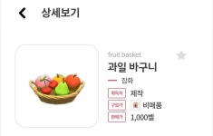 과일바구니 배우러올덬있어? - 동물의숲 카테고리