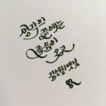 잉크랑 만년필에 관심있는 덬들 더꾸공방 손글씨 카테 놀라와조라 - 케이돌토크 카테고리