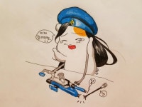 오버워치) 에비츄 파라, 메르시, 아나 - 스퀘어 카테고리