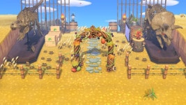 지금까지 비밀해변 입구쪽 꾸몄는데 - 동물의숲 카테고리