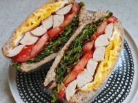 샌드위치 만들었는데 맛있다.... - 다이어트 카테고리