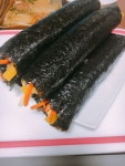 어제 꼬지전하고 남은 재료로 김밥한다는 덬이당 - 요리 카테고리