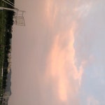 보라빛밤 들으면서 런데이하는데 하늘이 보라빛이여써 - 다이어트 카테고리