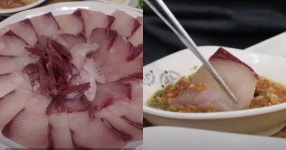 외국인이 처음 제주 방어 먹었을때 나오는 반응
