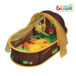 WIZWID:위즈위드 - [toyskool:토이스쿨]Ludi 루디도도 휴대용 유아침대-초코라떼_Ld2808 WIZWID