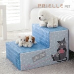 WIZWID:위즈위드 - [PRIELLE PET:쁘리엘르펫][쁘리엘르]타로 극세사 Dtp 강아지계단 2층(솜포함) WIZWID