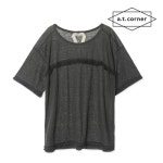 WIZWID:위즈위드 - [a.t.corner:앳 코너][20%SALE]앳코너 Ame06b552dg 박스 핏 반팔 티셔츠 WIZWID