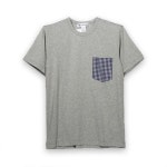 WIZWID:위즈위드 - [Comme des Garcons:꼼 데 가르송]꼼데가르송 체크 포켓 반팔 티셔츠 S21128 A WIZWID