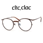 WIZWID:위즈위드 - [CLIC CLAC:클릭클락]클릭클 안경 Wave Iii 웨이브 티타늄 원형 안경  WIZWID