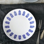 WIZWID:위즈위드 - [duboo:두부][Duboo] Leaf Blue Plate WIZWID