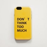 WIZWID:위즈위드 - [duboo:두부][Duboo] Dont Think Yellow Bumper Case WIZWID