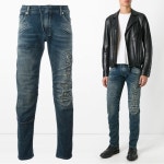 WIZWID:위즈위드 - [Pierre Balmain:피에르 발망][10%쿠폰증정!]17s/S 패널덧댐 슬림핏 블루진 Hp56205j N6265 725 WIZWID