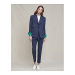 WIZWID:위즈위드 - [AND YOU:앤유]New York Double-Breasted Jacket(Charcoal Navy) WIZWID