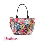 WIZWID:위즈위드 - [Cath Kidston:캐스 키드슨]캐스키드슨 오챠드 블룸 사이드 포켓 핸드백 챠콜_593 WIZWID