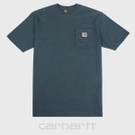 WIZWID:위즈위드 - [Carhartt:칼하트][칼하트]K87 블루스톤 포켓 티셔츠 WIZWID