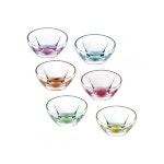 WIZWID:위즈위드 - [RCR:알씨알]RCR/Rcr Set 6 Crystal Small Bowls Fusion Colours WIZWID