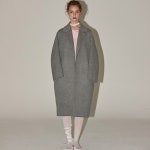 WIZWID:위즈위드 - [MUSEE:뮤제] Manet Wool Cashmere Blended Coat - Gray WIZWID