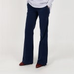 WIZWID:위즈위드 - [SURREAL BUT NICE:서리얼 벗 나이스][73%할인]Boots Cut Pants Navy WIZWID