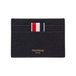 WIZWID:위즈위드 - [Thom Browne:톰브라운][당일] 18ss 톰브라운 블랙 레더 싱글 카드 홀더 WIZWID