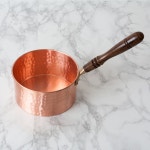 WIZWID:위즈위드 - [ACACIA:아카시아]동 우드핸들 밀크팬 15.5cm Pure Copper WIZWID