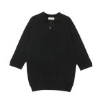 WIZWID:위즈위드 - [Sortie:솔티]카프리 오픈 칼라 니트 2 - Capri Knit Collar 2 (Bk) WIZWID