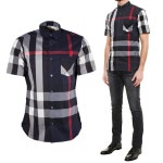 WIZWID:위즈위드 - [Burberry:버버리]버버리 체크남방 4045842 남성 반팔 캐쥬얼 셔츠 WIZWID