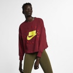 WIZWID:위즈위드 - [NIKE:나이키]나이키 Nsw 플리스 크루넥 팀레드 [Ar3052-677] WIZWID