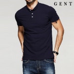 WIZWID:위즈위드 - [G.E.N.T:지이엔티]슬림핏 PK 티셔츠 GPK8201C WIZWID