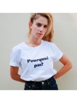 WIZWID:위즈위드 - [Les Petits Basics:르쁘띠베이직][UNISEX] POURQUOI PAS? TEE WIZWID