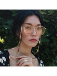 WIZWID:위즈위드 - [August Harmony:어거스트하모니][20%할인+5%쿠폰]Amber Sunglass chain WIZWID