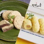 WIZWID:위즈위드 - [maumiga:착한마을 마음이가][무료배송][착한마을마음이가]콩쑥개떡 1박스+바나나떡 1박스 WIZWID