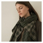 WIZWID:위즈위드 - [bbde solide:비비드솔리드][10%특가]chester scarf-khaki WIZWID