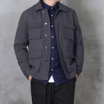 WIZWID:위즈위드 - [G.E.N.T:지이엔티]유틸리티 트윌 면 자켓 GOJ9303C WIZWID