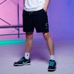 WIZWID:위즈위드 - [CANE BROS:카네브로스][CB_LIBRE] 로고 우븐 반바지_BK WIZWID