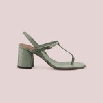 WIZWID:위즈위드 - [LAutre Chose:로트레 쇼즈][MO$T]Sandalo Infradito Color Salvia In Stampa Cocco WIZWID