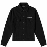 WIZWID:위즈위드 - [Balenciaga:발렌시아가][발렌시아가] 여성 크루 데님 자켓 (블랙) 628857TEW3 WIZWID