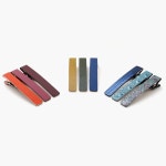 WIZWID:위즈위드 - [byDaisy:바이데이지]제이로렌 H0010 미니 레인보우 가죽 헤어집게핀 WIZWID